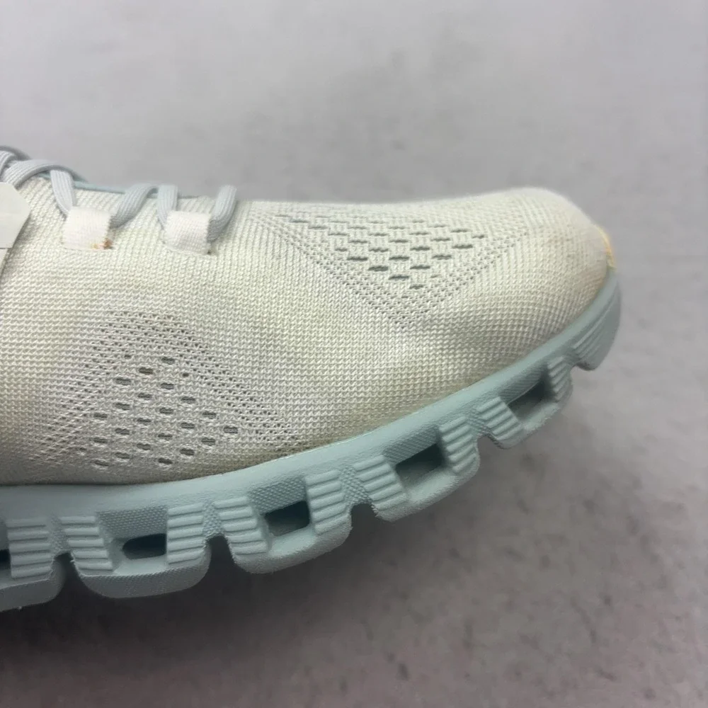 On Cloud Shoes Womens Size 8 Gray Blue CloudTec Running Sneakers Mesh Athletic
